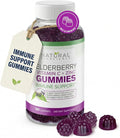 Natural BioScience Sambucus Elderberry Gummies with Vitamin C &amp Zinc Immune Support for Adults &amp Kids Daily Antioxidant &amp Wellness Boost 180 Vegan Gluten-Free Chewable Elderberry Gumm