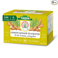 Tadin Lemon Ginger Tea Herbal Tea Caffeine Free 24 Tea Bags Per Box Pack of 6