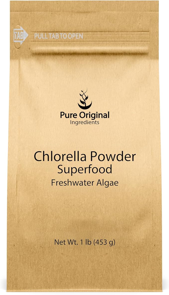 PURE ORIGINAL INGREDIENTS Chlorella Powder (16 Ounce)
