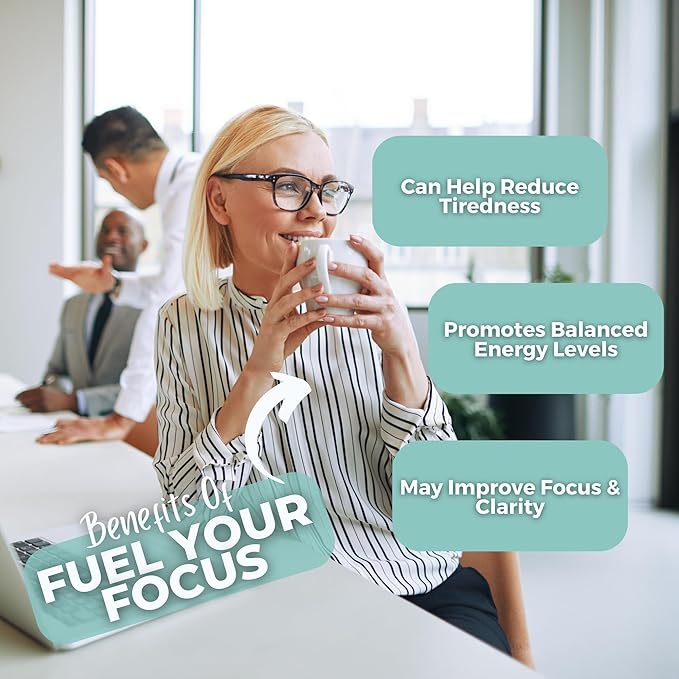 Natural Energy Boost Coffee Replacement Loose Leaf Tea w/ Eleuthero Root Gotu Kola Ginger | Organic Herbal Tea | 2 oz (57 gram) | Decaf Vegan Healthy ZERO Caffeine Organic Herbs No Natural or