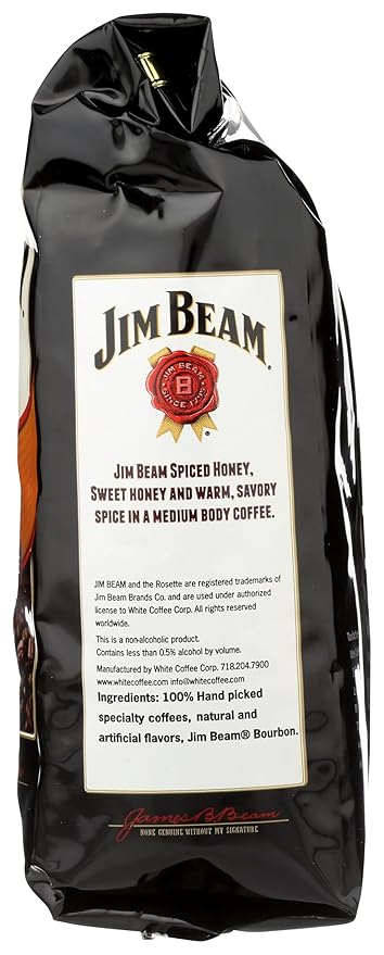 Jim Beam Spiced Honey Bourbon Flavored Ground Coffee 2 bags (12 oz ea.)