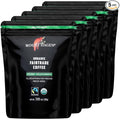 Mount Hagen 7.05oz Organic Freeze Dried Instant Decaf Coffee - 5 Pack | Organic Medium Roast Arabica Beans | Fair-Trade Eco-friendly in Resealable Pouch Bag [5x7.05oz]