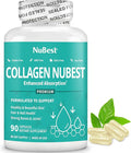 NuBest Collagen Super Collagen Peptides - Revitalizes Skin Hair &amp Nails - Bone &amp Joint Strength - Beauty Collagen Formula for Men &amp Women - 1500 mg Per Serving | 1 Month Supply