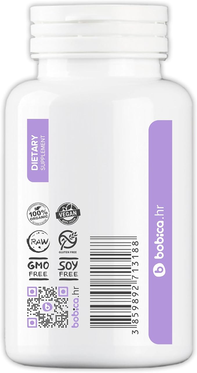 Organic Lavender Capsules - Lavender Pills for Relaxation and Balance - Supports Calm Mind and Body - Natural Supplement - Non-GMO Gluten-Free – 90 Vegan Capsules