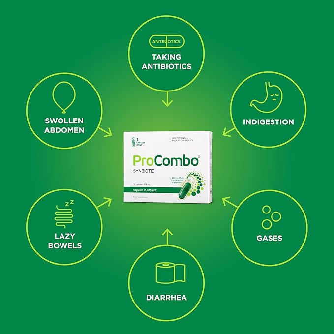 The Smart synbiotic with targeted delivery of The Good Bacteria. Double Capsule and Liquid Formula for Fast Results. 1 Capsule per Day. Laboratory Tested (Pack of 1)