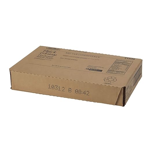 Physical Therapy Suppliers-19843 Thick &amp Easy Thickened Apple Juice Clear thickener for Natural Apple Juice Appearance Nectar Consistency Pack of 24 4 oz. Each