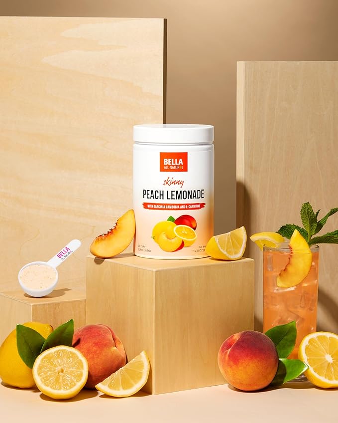 Bella All Natural Skinny Lemonade - Peach Flavor 560g