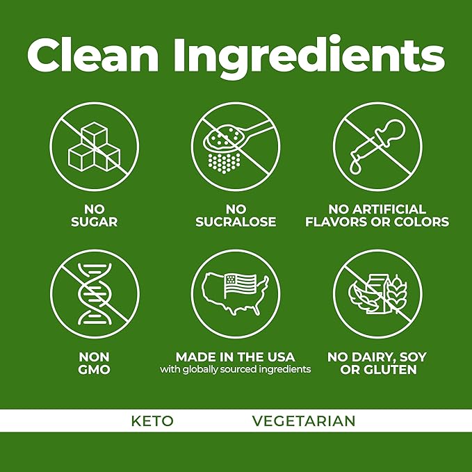 Pureboost Superfoods Clean Energy Booster Energy Drink Mix Powder with 7 Organic Green Superfoods Spirulina Kale Broccoli and Vitamins Green Apple Pineapple Mango (Green Mojo 30 Count)