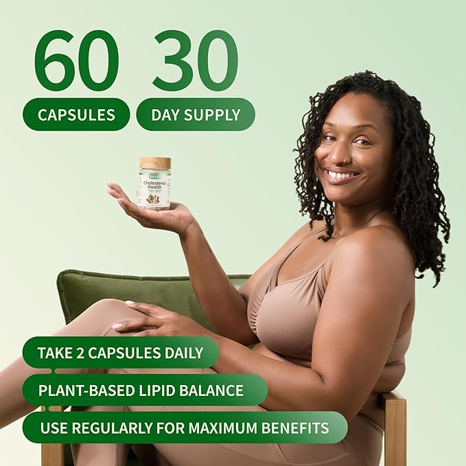 Snap Supplements Cholesterol Health - Artichoke Milk Thistle Garlic and Berberine Supplement with Beta Sitosterol (95% Plant Sterols) for Digestive and Metabolic Support 60 Capsules (30 Servings)