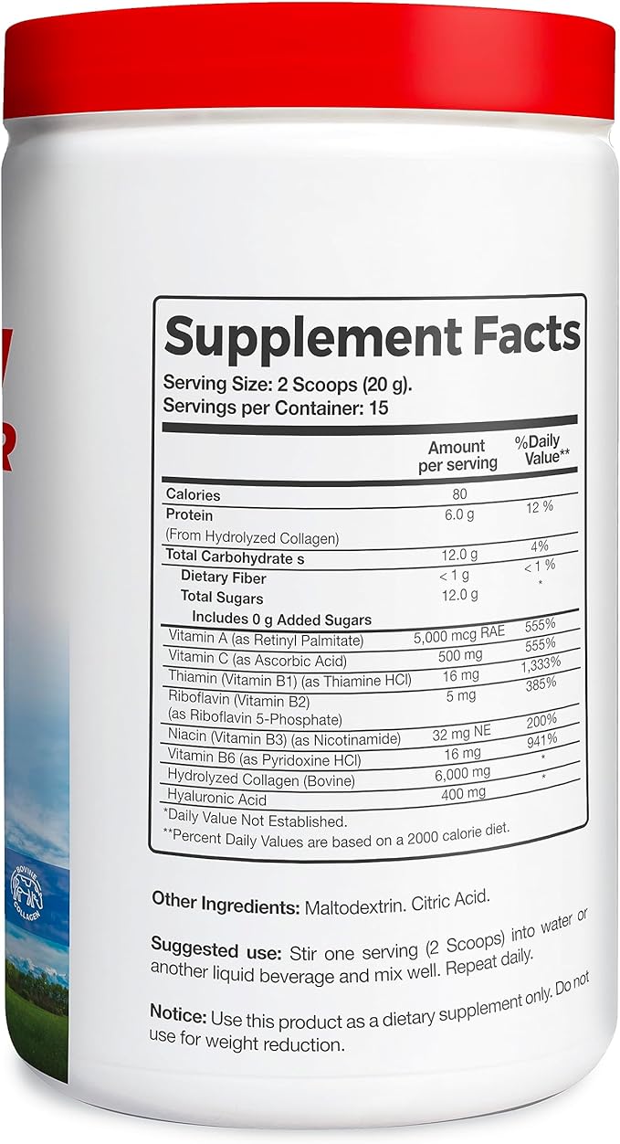Full Life Collagen Peptides Powder and Moringa Oleifera Capsules - Dietary Supplements - Bovine Collagen for Women and Men Gluten-Free - Veggie Capsules