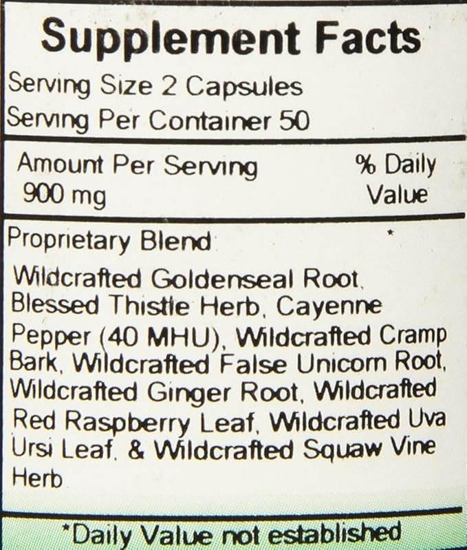 Christopher's Original Formulas Female Reproductive Formula – 100 Vegetarian Capsules – Herbal Blend for Women - Pack of 3