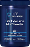 Life Extension Mix™ Powder high Potency Advanced Vitamin Mineral Fruit &amp Vegetable Formula Vitamin B C D E Magnesium for Whole-Body Health Healthy Aging Gluten-Free 12.70 oz