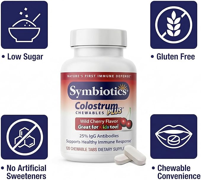 Symbiotics Colostrum Plus Chewables