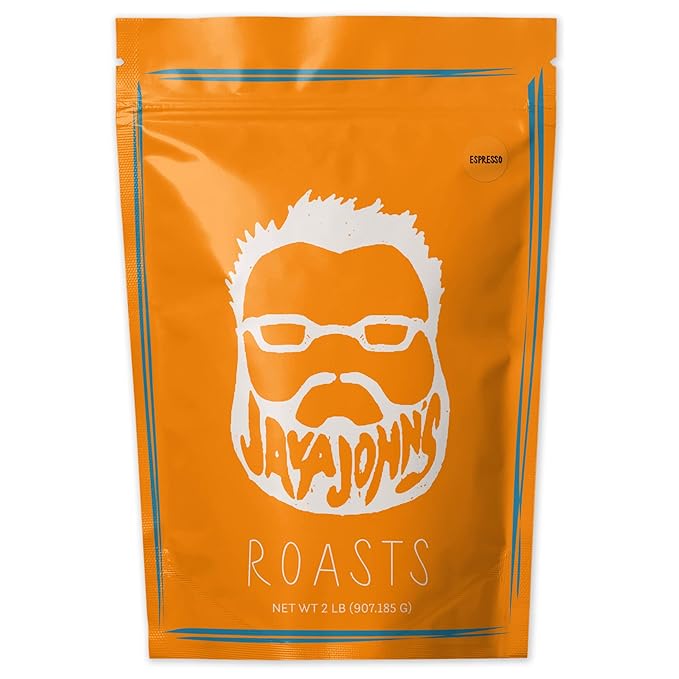 Java John’s Roasts Espresso Coffee Beans — No-Oil Coffee — Medium Roast Coffee Beans — Ideal for Drip Coffee — Gifts for Coffee Lovers