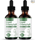[2-Pack] Liquid Chlorophyll Drops - All-Natural Concentrate – Immune System Support Energy Booster and Digestion – from Mulberry Leaves - 240 Servings - [2-Pack]