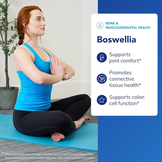 Pure Encapsulations Boswellia Supplement - for Joint Health GI &amp Connective Tissue - Supports Healthy Joints &amp Digestive Health* - Non-GMO &amp Vegan - 60 Capsules