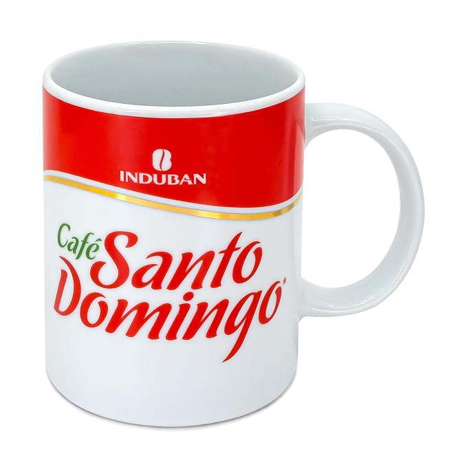 Café Santo Domingo 16 oz Bag Ground Coffee Medium Roast + Café Santo Domingo Coffee Mug 11 oz