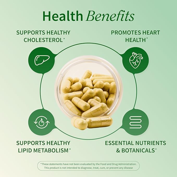 Snap Supplements Cholesterol Health - Artichoke Milk Thistle Garlic and Berberine Supplement with Beta Sitosterol (95% Plant Sterols) for Digestive and Metabolic Support 60 Capsules (30 Servings)