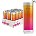Hiyo Organic Social Tonic- Passion Fruit Tangerine 12 Pack – N.A. Functional Seltzer Sparkling Water Crafted with Organic Adaptogens Nootropics &amp Botanicals