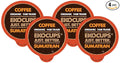EKOCUPS Organic Sumatra Coffee Pods Extra 30% More Coffee Per Cup Fair Trade Dark Roast Sumatran Reserve Blend for Keurig K Cup Machines Recyclable Pods 40 Count (Pack of 4)