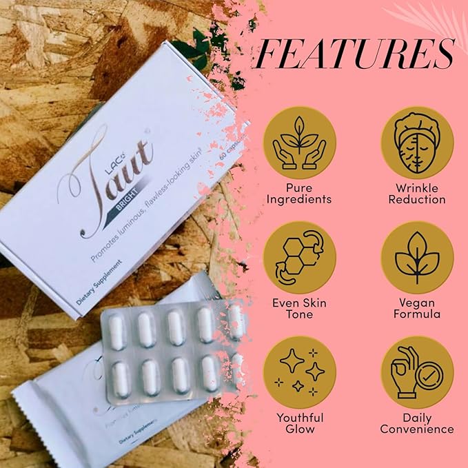 TAUT Premium Advanced Collagen - Liquid Collagen for Women Collagen Drink Advanced Formula for Hydration Vitamins C Wrinkles Fine Lines and Sagging Skin - Best Liquid Collagen