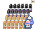 Welch’s 100% Variety Pack Juice Drink 10 fl oz Plastic Bottle 24 Pack + 2 Reusable Snack Bags by KOOL8SHOP Infinite Deals