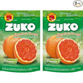 Zuko Grapefruit Instant Powder Drink | Family Pack | No Sugar Needed | Vitamin C | 14.1 Ounce (Pack of 2)