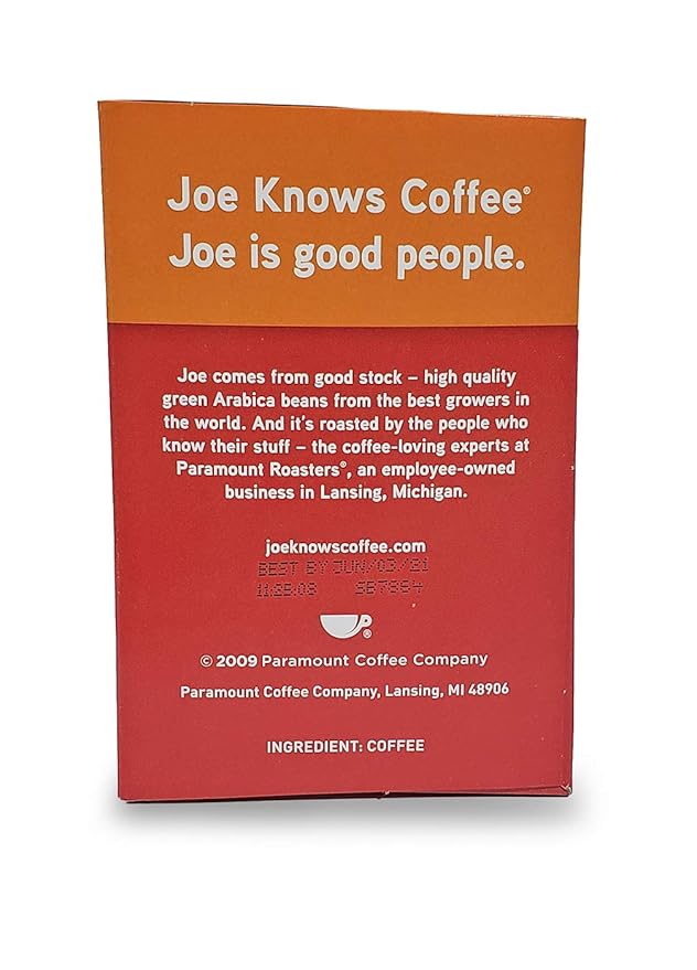 Joe Knows Coffee Wake Up Joe Medium Roast 24 Single Serve Coffee