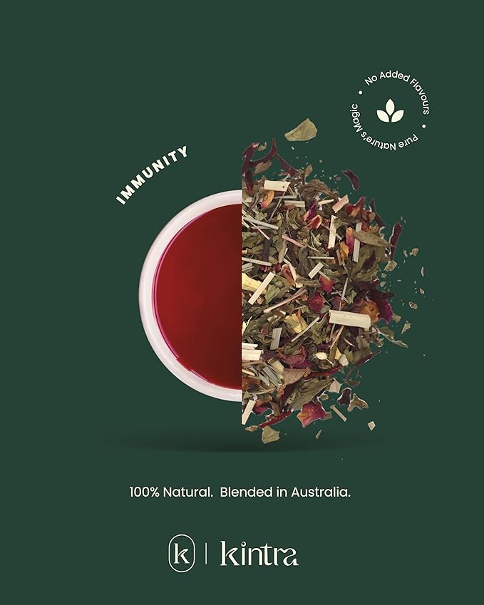 Kintra Foods Loose Leaf Immunity Herbal Tea Jar 60g