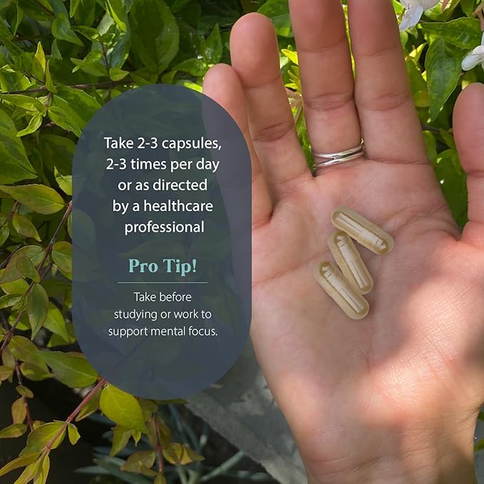 Dragon Herbs - Tao in a Bottle Capsules | Herbal Formula Supplement to Support Stress Mood Focus Adaptability (60 Capsules 450 mg Each)