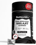 Better Alt Pure Himalayan Shilajit Gummies with 100% Shilajit |High Potency Gold Grade| 60 Gummies for Energy Boost &amp Immune Support 75%+ Fulvic Acid| Travel Friendly - Tamarind Flavor
