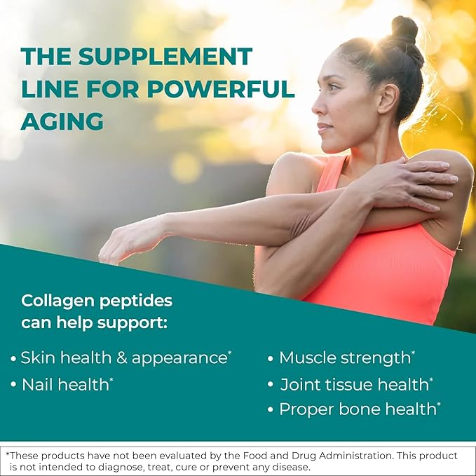 Reignite Wellness by JJ Virgin | Collagen Peptides Powder | Collagen Peptides Powder Supplement | Hair Skin &amp Nails Support | Muscle &amp Joint Support Supplement | 30 Servings
