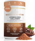 VITASEI Hydrolyzed Collagen Peptides Powder with Resveratrol &amp Vitamin C – Hair Skin Nails &amp Joint Support – Colágeno Hidrolizado for Women &amp Men – Delicious Chocolate Flavor 16 oz (30