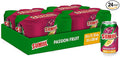 Sumol Passion Fruit Sparkling Juice Beverage Real Fruit Pulp Imported from Portugal 11.15 oz Cans (Pack of 24)