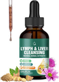 Liposomal Lymphatic Drainage Drops: 23 in 1 Lymphatic Drainage Supplements Rich in Echinacea ArtichokeBurdock RootElderberry for Lymphatic Lungs Liver Cleanse Detox &amp Repair 2 fl oz