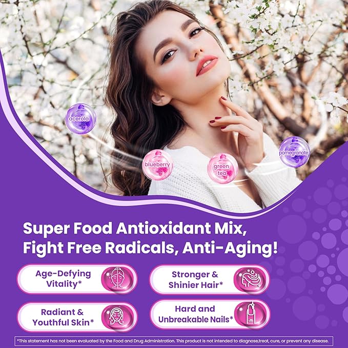 Suagr Free Red Yeast Rice Gummies 2400MG with CoQ10 + Collagen Gummies for Women &amp Men