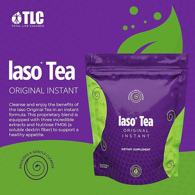 Iaso Instant Tea (Original) - Convenient Tea for a Balanced Lifestyle Gentle &amp Refreshing 25 Sachets (1 Pack)