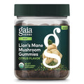 Gaia Herbs Lion's Mane Mushroom Gummies - Brain Support Supplement* - Made with Organic Lion's Mane Mushrooms - Free from Gluten Soy &amp Dairy - 60 Vegan Gummies (30 Servings)