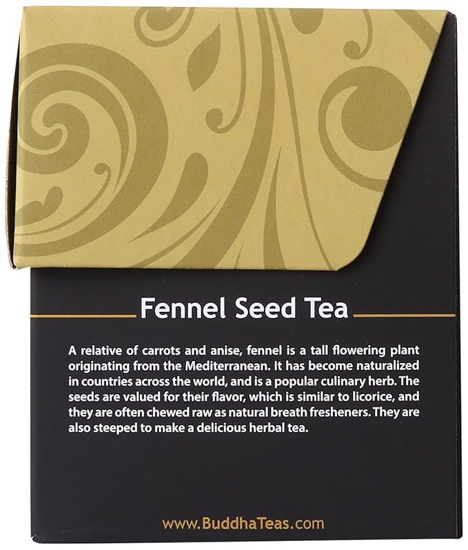Buddha Teas Fennel Seed Tea 18 Count (Pack of 6)
