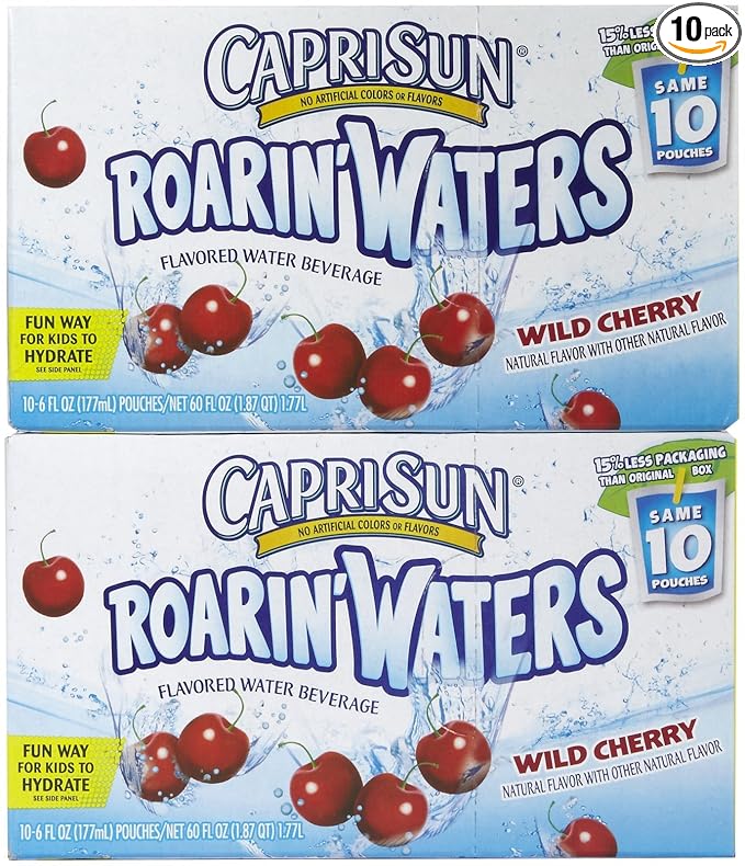 Capri Sun Roarin' Waters Wild Cherry Juice Pouches- 10 PK2