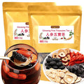Lingyunxi Ginseng Five Treasures Tea 300g (38pcss/2Pack) Kidney Tea Six Treasures Formula 7 Precious Ingredients for Women &amp Men Kidney Cleanse Ginseng and Mulberry Herbal Chinese Tea Bags