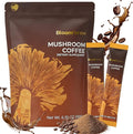 Mushroom Coffee Instant Coffee with Adaptogenic Mushrooms Organic Lion's Mane &amp Reishi Maitake Chaga MCT oil for Energy Focus Digestive &amp Immune Support 30 Servings