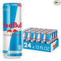 Red Bull Sugar Free Energy Drink with 114mg Caffeine plus Taurine &amp B Vitamins 12 Fl Oz Pack of 24 Cans