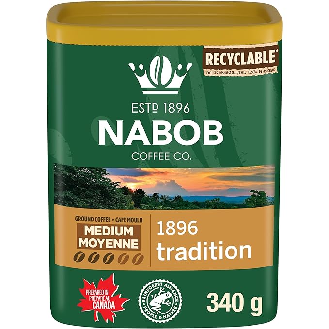 Nabob 1896 Tradition Medium Roast Ground Coffee 340g/12 oz.