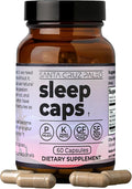 Santa Cruz Paleo Sleep Caps with L-Theanine Lemon Balm Passion Flower &amp Valerian Root Melatonin-Free Nighttime Relaxation Paleo &amp Keto Friendly Sugar &amp Gluten Free 60 Capsules
