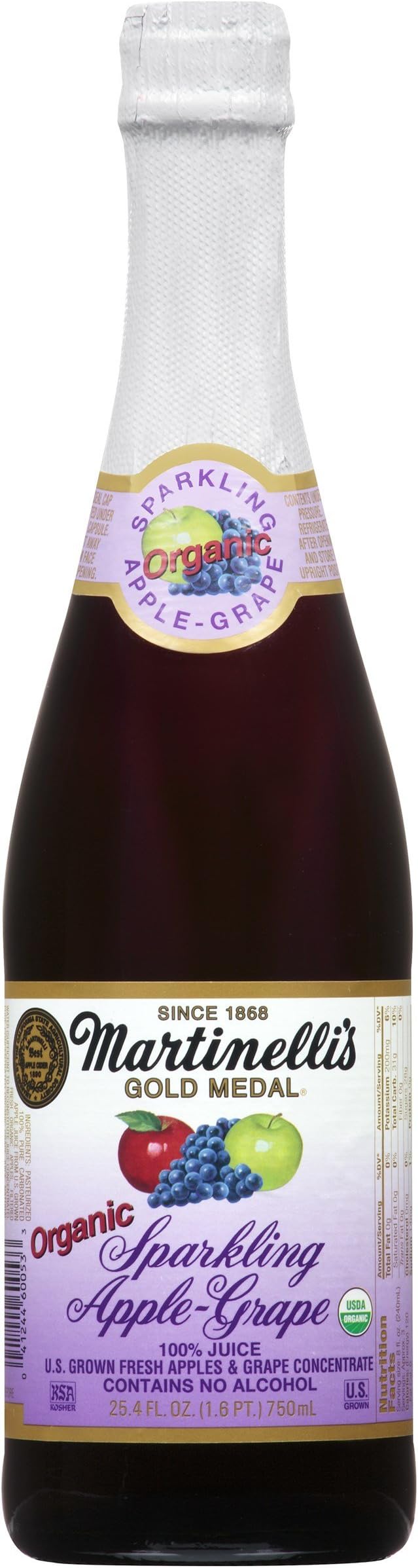 Martinelli'S Gold Medal(R) 100% Juice 25.4 FZ (Pack of 12)