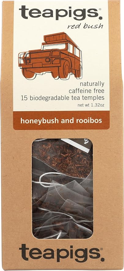 teapigs Rooibos Tea 15 Count 1.3 oz (Pack of 6)