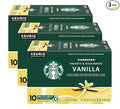 Starbucks Flavored Coffee K-Cup Pods Vanilla Flavored Coffee Made without Artificial Flavors Keurig Genuine K-Cup Pods 10 CT K-Cups/Box (Pack of 3 Boxes)