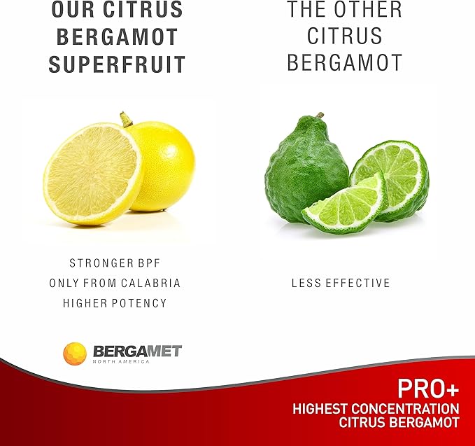 Citrus Bergamot SuperFruit PRO+ with Olive Leaf Extract - 47% BPF - 80% Polyphenols - 675mg per Serving - Worlds Strongest - 180 Caps - 2 Months - Made in the USA