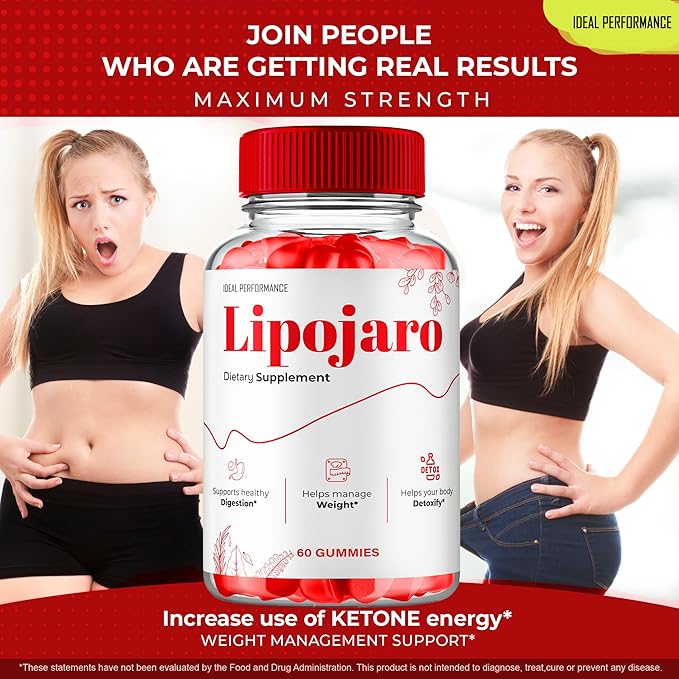 LipoJaro Keto ACV Gummies LipoJaro ACV Supplement Gummies - Maximum Strength LipoJaroKeto+ ACV Gummys All Natural Support Formula Keto+ACV Advanced Formula Lipo Jaro Reviews (2 Pack)